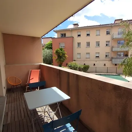 Spacious Nest With Balcony And Shared Pool